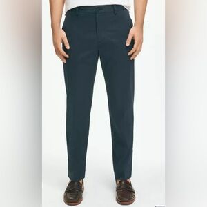 Brooks Brothers Navy Advantage Chino Stretch Milano Fit dress pants size W44/L30